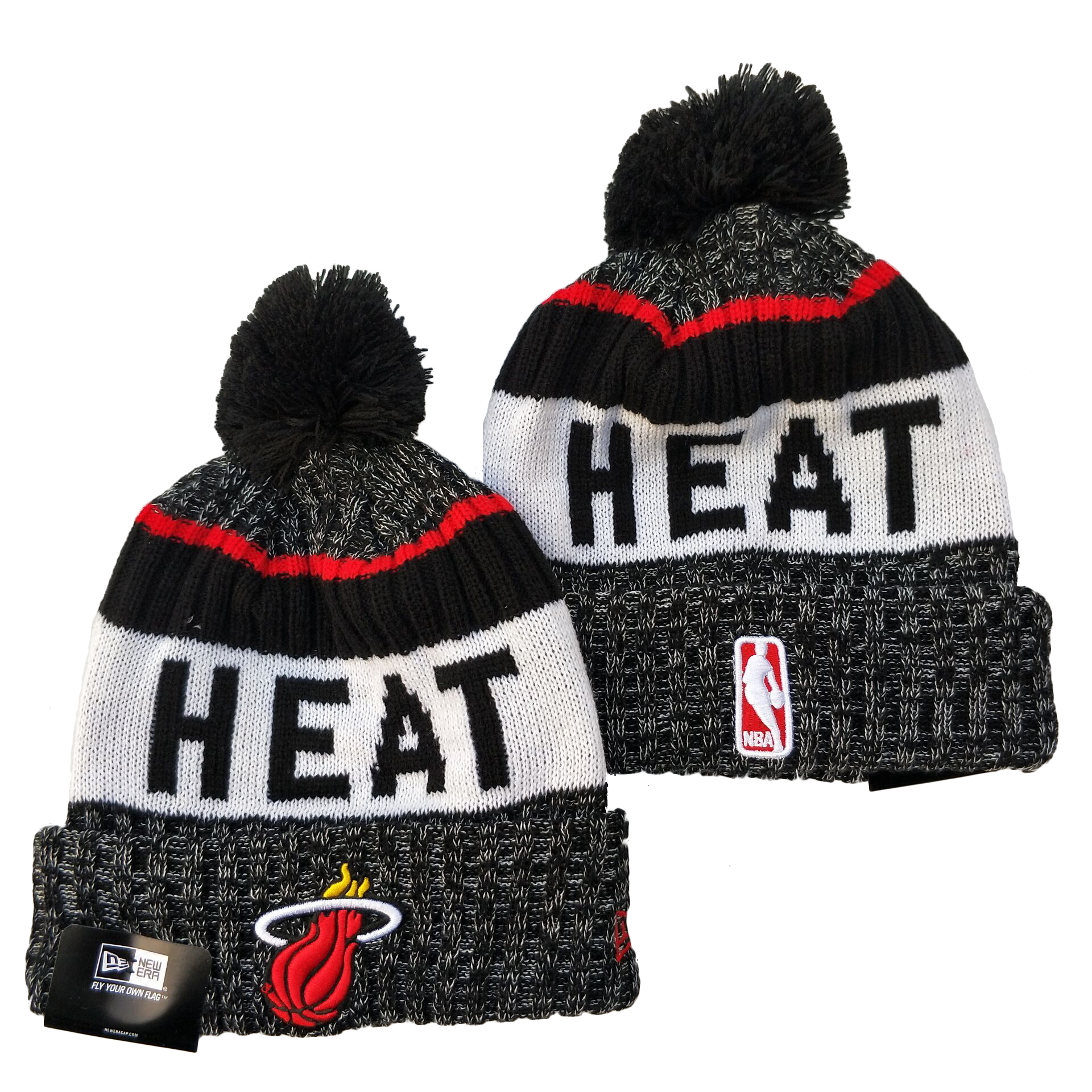 Miami Heat Knit Hats 002